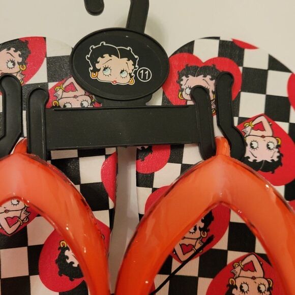 BRAND NEW BETTY BOOP WOMEN'S FLIP FLOP THONG SANDAL - Picture 9 of 15